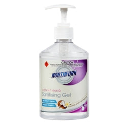 HAND SANITISING GEL NORTHFORK 500ML GEL COCONUT