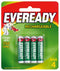 BATTERY EVEREADY RECHARGEABLE AAA PK4