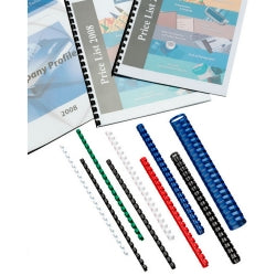BINDING COMBS GBC 10MM WHITE PK100