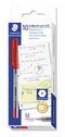 PEN STAEDTLER BP STICK 430 MED RED