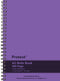 NOTEBOOK PROTEXT A5 PP TWIN WIRE 200PG PURPLE EACH