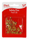 SAFETY PINS STAT GOLD PK30-EACH