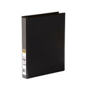 BINDER INSERT MARBIG A4 CLEARVIEW 4 D-RING 25MM BLACK