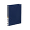 BINDER INSERT MARBIG A4 CLEARVIEW 4 D-RING 25MM BLUE