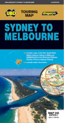 Map Ubd/gre 690x920mm Sydney To Melbourne 245 7th Ed