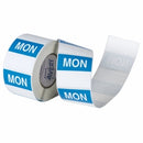 LABEL AVERY 40X40MM MONDAY REMOVABLE BLUE/WHITE 500/ROLL