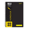 NOTEBOOK QUILL A5 70GSM PP BLACK 200PG