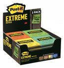 Notes Post-it 76x76mm Extreme Mixed Pk2 (CDU24)