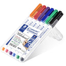 MARKER WHITEBOARD STAEDTLER 301 1MM ASST WLT6