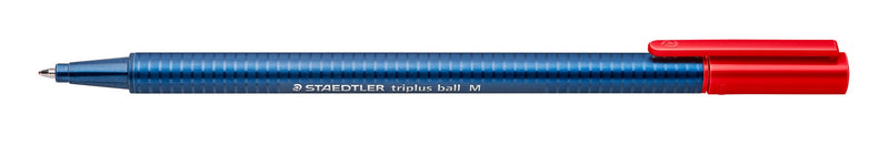 PEN STAEDTLER TRIPLUS BALL 437M RED