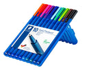 PEN STAEDTLER TRIPLUS BALL XB EXTRA BROAD ASST WLT10