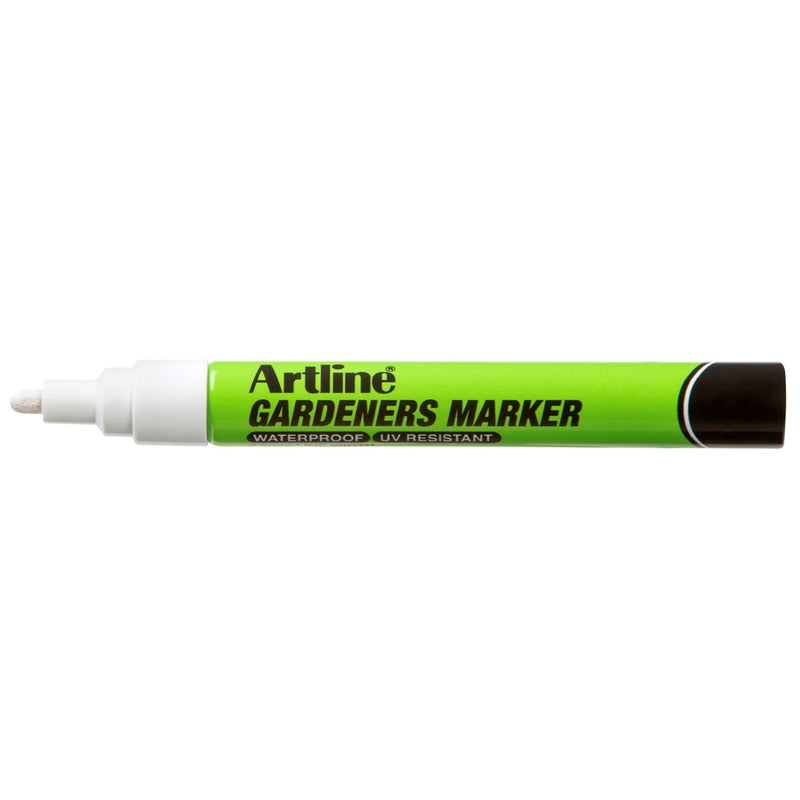Marker Gardeners Artline 2.3mm Permanent White (BX12)