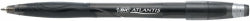 Pen Bic Atlantis Comfort Medium Black Bx12