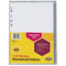 DIVIDERS MARBIG A4 PP 1-54 TAB GREY