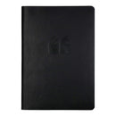 NOTEBOOK COLLINS A5 EDGE RULED BLACK 240PG