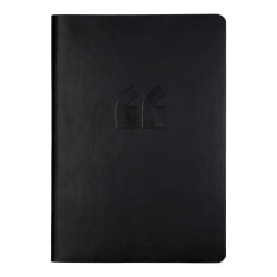 NOTEBOOK COLLINS A5 EDGE RULED BLACK 240PG