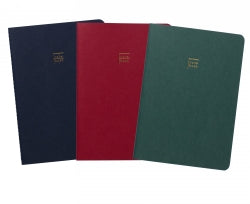 NOTEBOOK COLLINS B6 METRO TOKYO RULED 3 SET RED/NAVY/GREEN 80PG