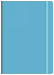 NOTEBOOK COLLINS A5 LEGACY FEINT RULED LIGHT BLUE 240PG