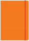 NOTEBOOK COLLINS A5 LEGACY FEINT RULED ORANGE 240PG