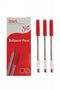 PEN STAT 1.0MM BALLPOINT MEDIUM RED-BX12