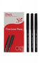 PEN STAT FINELINER 0.4MM FIBRE NIB RED-BX12