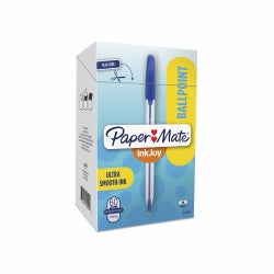 PEN PAPERMATE INKJOY 100 1.0MM MED BLUE BX60