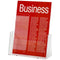 BROCHURE HOLDER ESSELTE A5 FREE STANDING CLEAR
