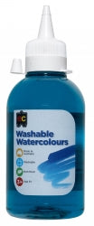 PAINT EC 250ML WASHABLE WATERCOLOUR TURQUOISE