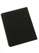 DISPLAY BOOK GNS A4 REFILLABLE BLACK 20P