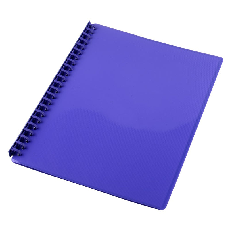 DISPLAY BOOK GNS A4 REFILLABLE GLOSS PURPLE 20P