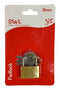 PADLOCKS BRASS STAT 25MM B/CRD-EACH