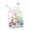 TRAVEL DIARY C/LAND 150MMX110MM INSPIRATIONS DESIGN WITH CLEAR PVC COVER