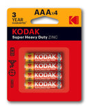 BATTERY KODAK AAA SUPER HEAVY DUTY PK4