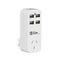 Adaptor The Brute Power Co. One Socket+4 Usb Ports+surge Protection Wht