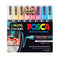 MARKER UNI POSCA PC5M 2.5MM BULLET TIP PASTEL ASSTD WLT8