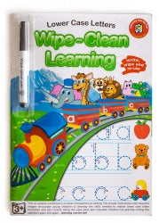 Book Lcbf Wipe Clean Learning Lower Case Letters