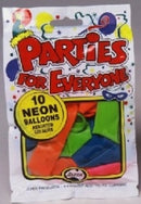Balloons Alpen 25cm Neon 10's