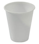 CUP PLASTIC CAPRI 180/200ML 6/7OZ WHITE PK50