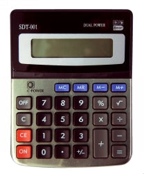 CALCULATOR STAT 8 DIGIT SDT001 SMALL DUAL PWR-EACH