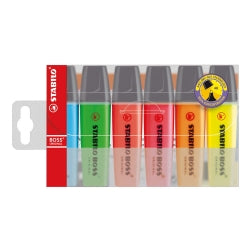 HIGHLIGHTER STABILO BOSS ASST WLT6