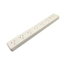 POWER BOARD SURGE PROTECTED 6 OUTLET + EXTRA LONG 5M LEAD