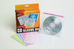 Cd/dvd Sleeve C/land Aurora Holds 2 Cd's Pk100