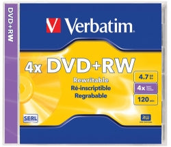 Dvd+rw Verbatim 120min 1x-4x 4.7gb Blue Metal