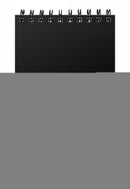 Notebook Spirax P563b Pp T/o 300pg Black (PK10)