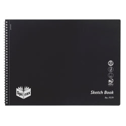 Sketch Book Spirax P579 Pp 272x360mm S/o 32pg Black (PK10)