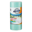 CLEANING WIPES HD NORTHFORK 45M 90 SHTS ANTIBACTERIAL PERFORATED GREEN