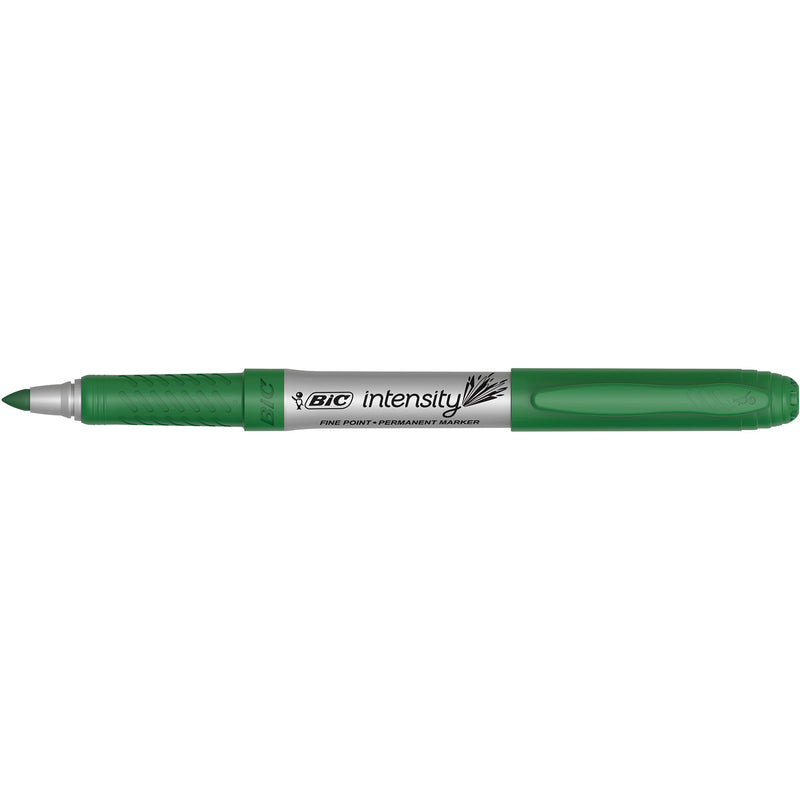 Permanent Marker Bic Intensity 1.1mm Fine Tip Green Pg Bx12