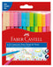 MARKER FABER-CASTELL CONNECTOR PEN PASTEL & NEON ASSTD PK12