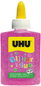 GLUE UHU 88ML GLITTER PINK