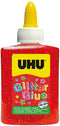 GLUE UHU 88ML GLITTER RED